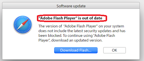 adobe flash player updates available for mac os on november 1 2016